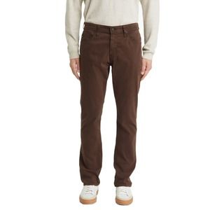 AG Adriano Goldschmied Everett Chocolate Brown Slim Straight Jean New Size 38X34
